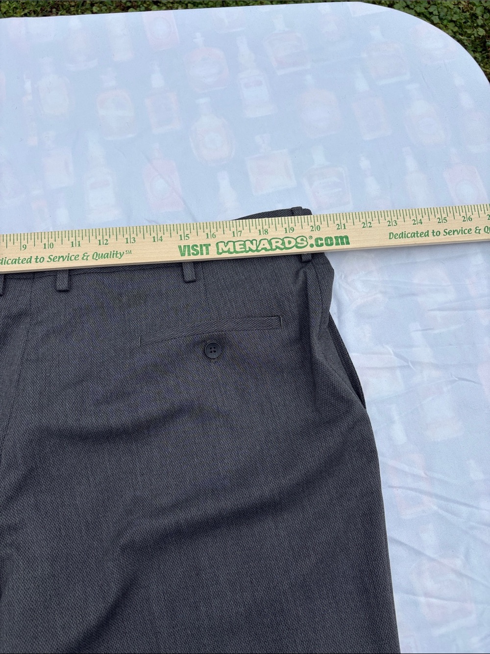 J.M. Hagger Classic Men's Dress Pants - Charcoal Gray - Picture 6 of 8